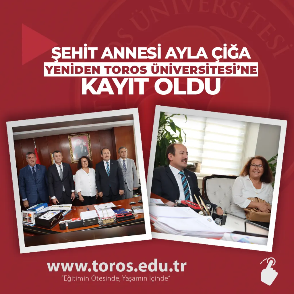 Martyr Mother Ayla çi̇ğa Re-enrolled At Toros University