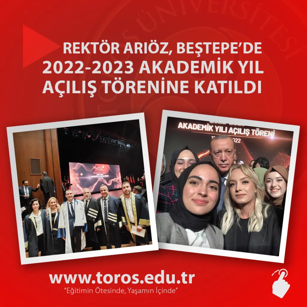 Rektör Arıöz Beştepe’de 2022-2023 Akademik Yıl Açılış Törenine Katıldı