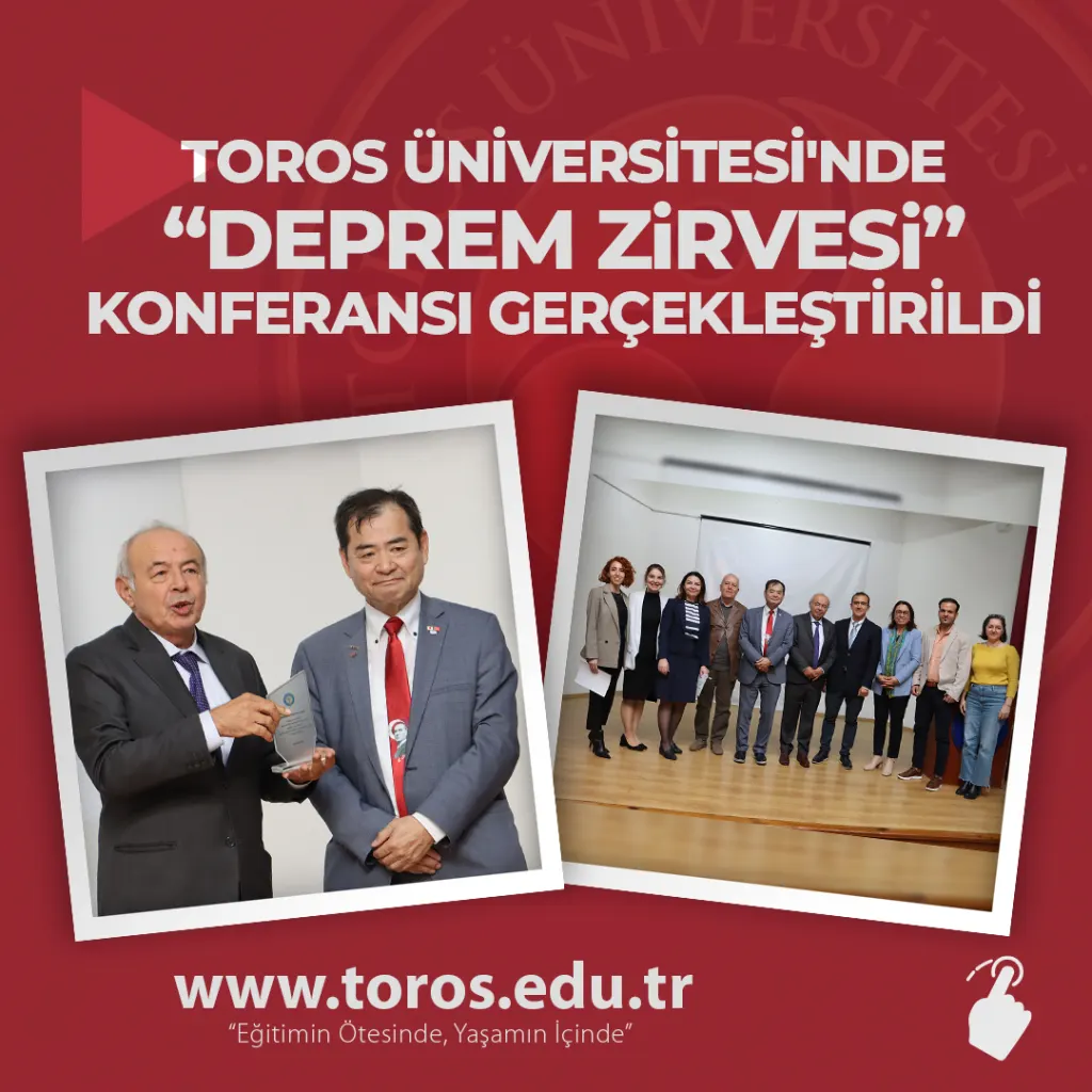 Earthquake Summit Conference Was Held At Toros University