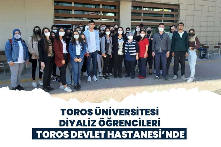 Diyaliz Öğrencileri Toros Devlet Hastanesi’nde