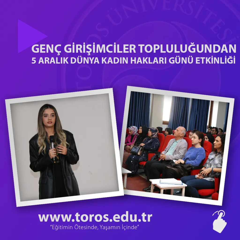 Genç Girişimciler Topluluğundan 5 Aralık Dünya Kadın Hakları Günü Etkinliği
