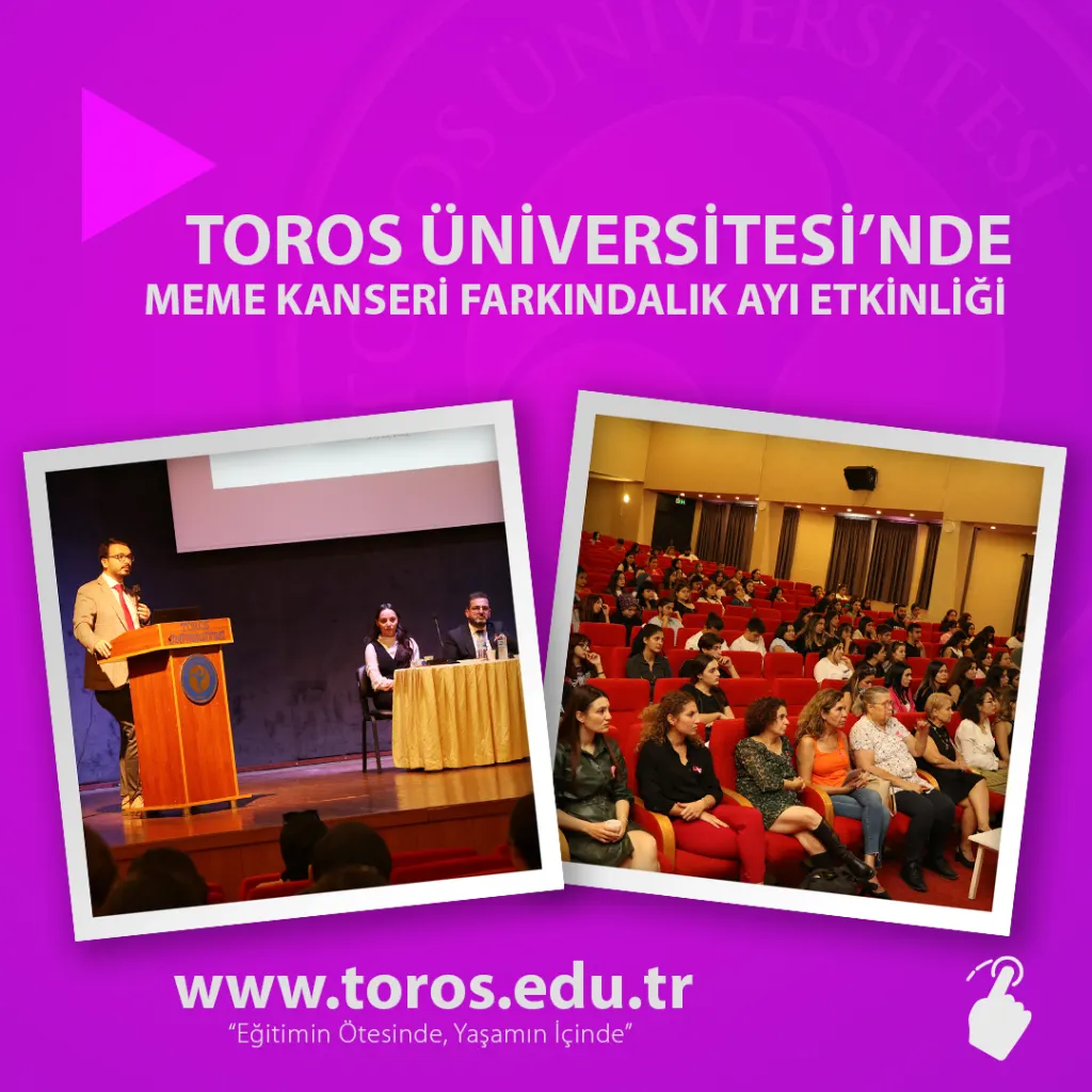 Toros Üniversitesi’nde Meme Kanseri Farkındalık Ayı Etkinliği