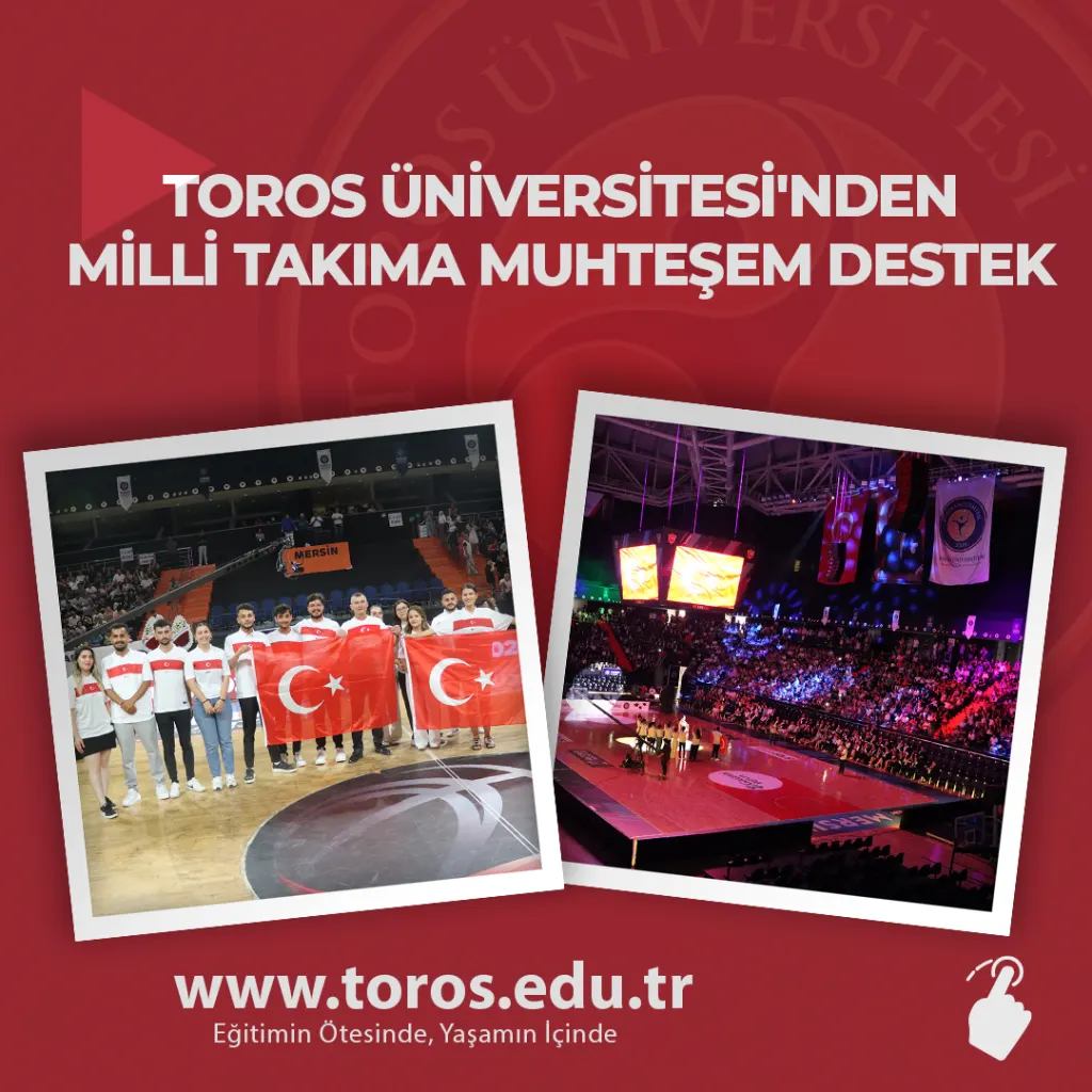 Toros Üniversitesi'nden Milli Takıma Muhteşem Destek