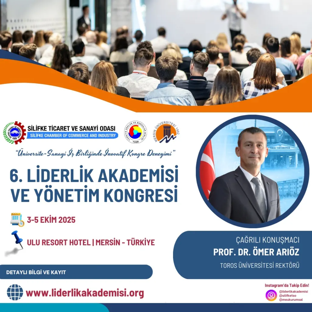 Rektör Arıöz, Liderlik Akademisi Kongresi’nde Çağrılı Konuşmacı Olarak Yer Alacak