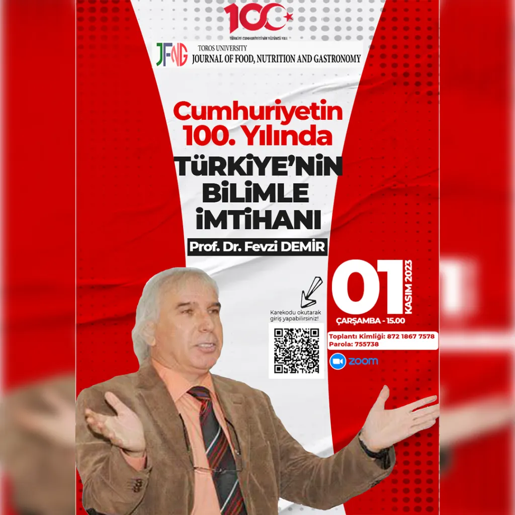"Cumhuriyetin 100. Yılında Türkiye'nin Bilimle İmtihanı" Konferansı