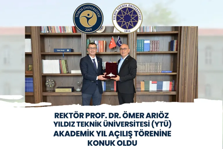 Rektörümüz Prof. Dr. Ömer Arıöz, Yıldız Teknik Üniversitesi (YTÜ) Akademik Yıl Açılış Törenine konuk oldu.