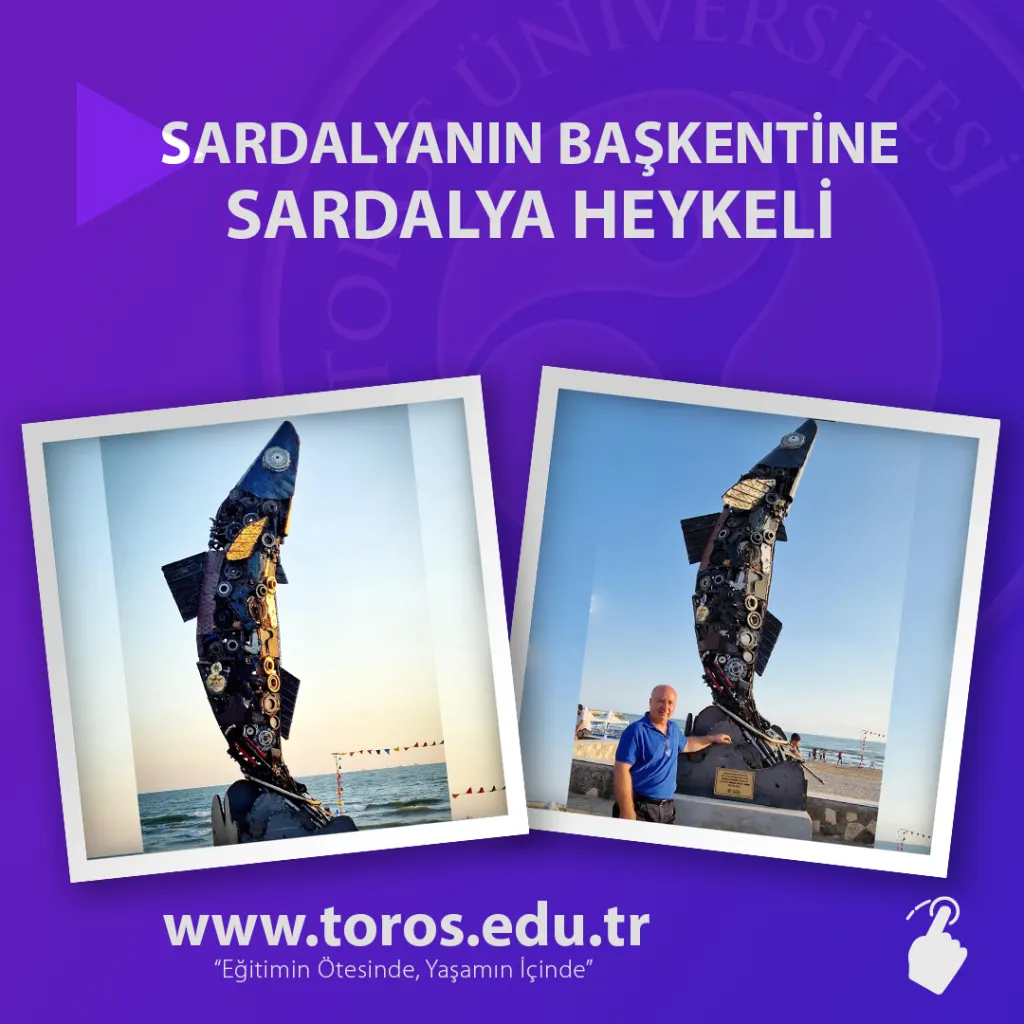 Sardalyanın Başkentine Sardalya Heykeli