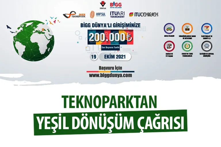 Teknoparktan Yeşil Dönüşüm Çağrısı