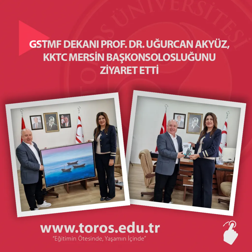 Gstmf Dekanı Prof. Dr. Uğurcan Akyüz, Kktc Mersin Başkonsolosluğunu Ziyaret Etti
