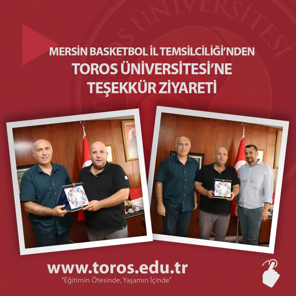 Thank You Visit From Mersin Basketball Provincial Representation To Toros University