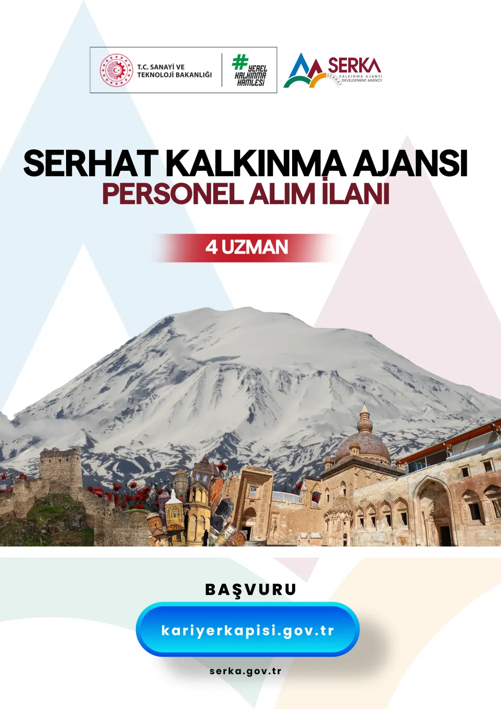 Serhat Kalkınma Ajansının (SERKA) Personel Alım İlanı