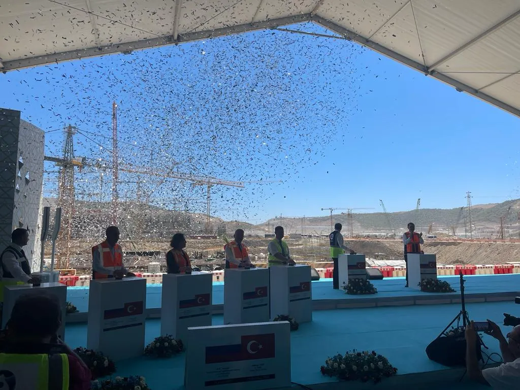 Rektör Arıöz Temel Atma Töreni’ne Katıldı