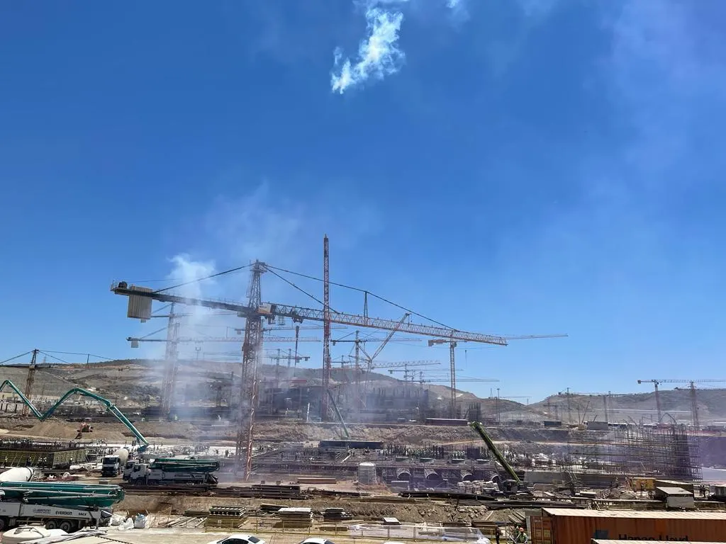 Rektör Arıöz Temel Atma Töreni’ne Katıldı