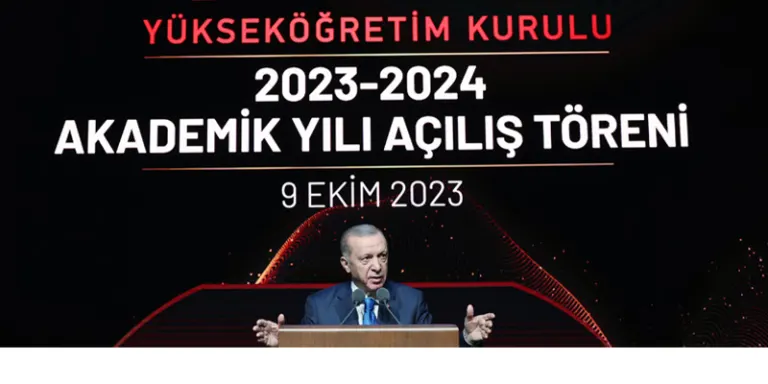 Rektör Arıöz Beştepe’de 2023-2024 Akademik Yıl Açılış Törenine Katıldı