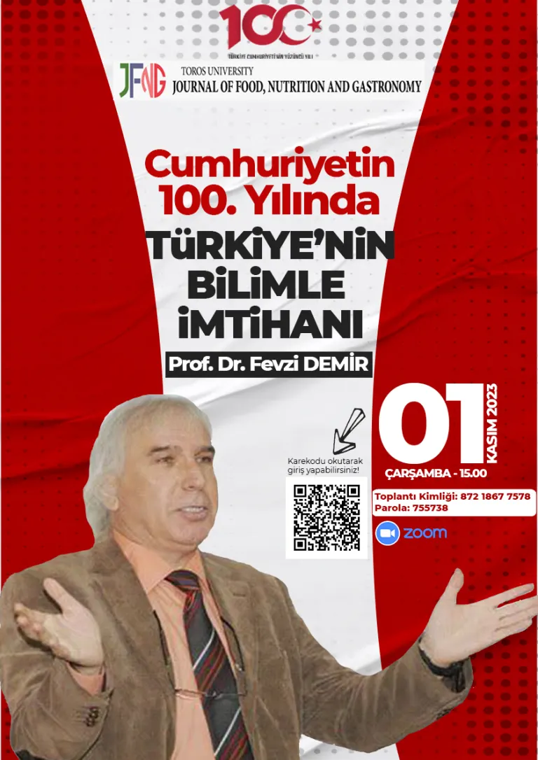 "Cumhuriyetin 100. Yılında Türkiye'nin Bilimle İmtihanı" Konferansı