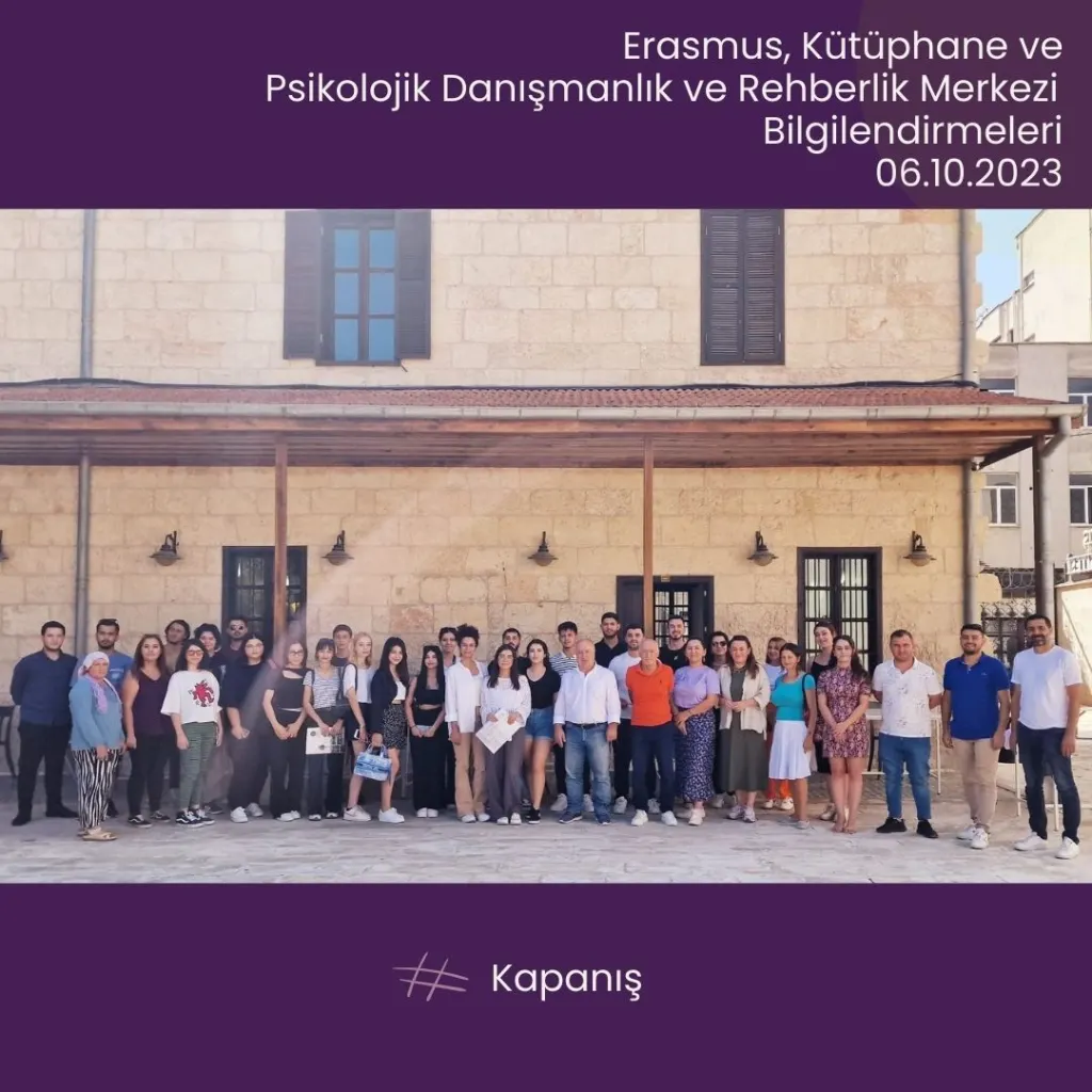 Güzel Sanatlar, Tasarım ve Mimarlık Fakültesi Oryantasyon Programı