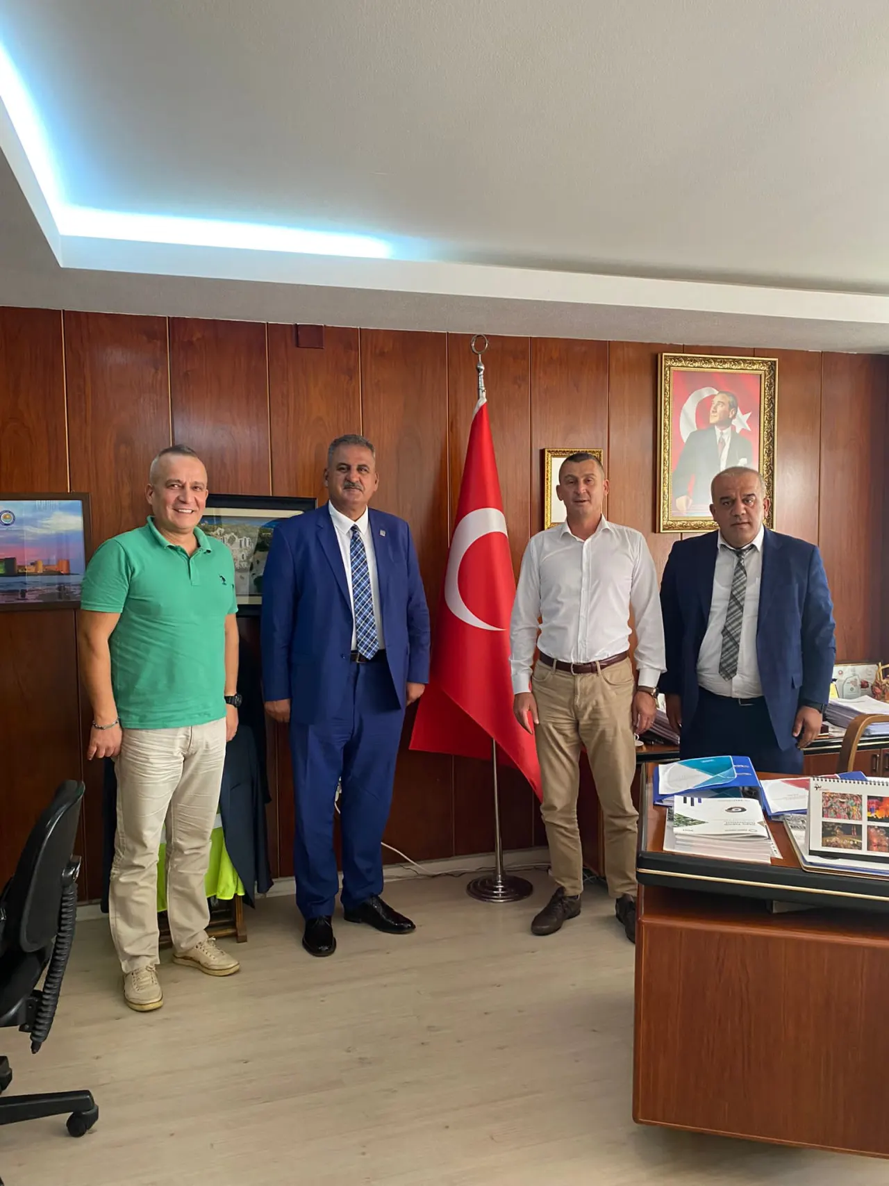 Visit To Rector Ariöz From Mersin All Real Estate Agents Professional Chamber
