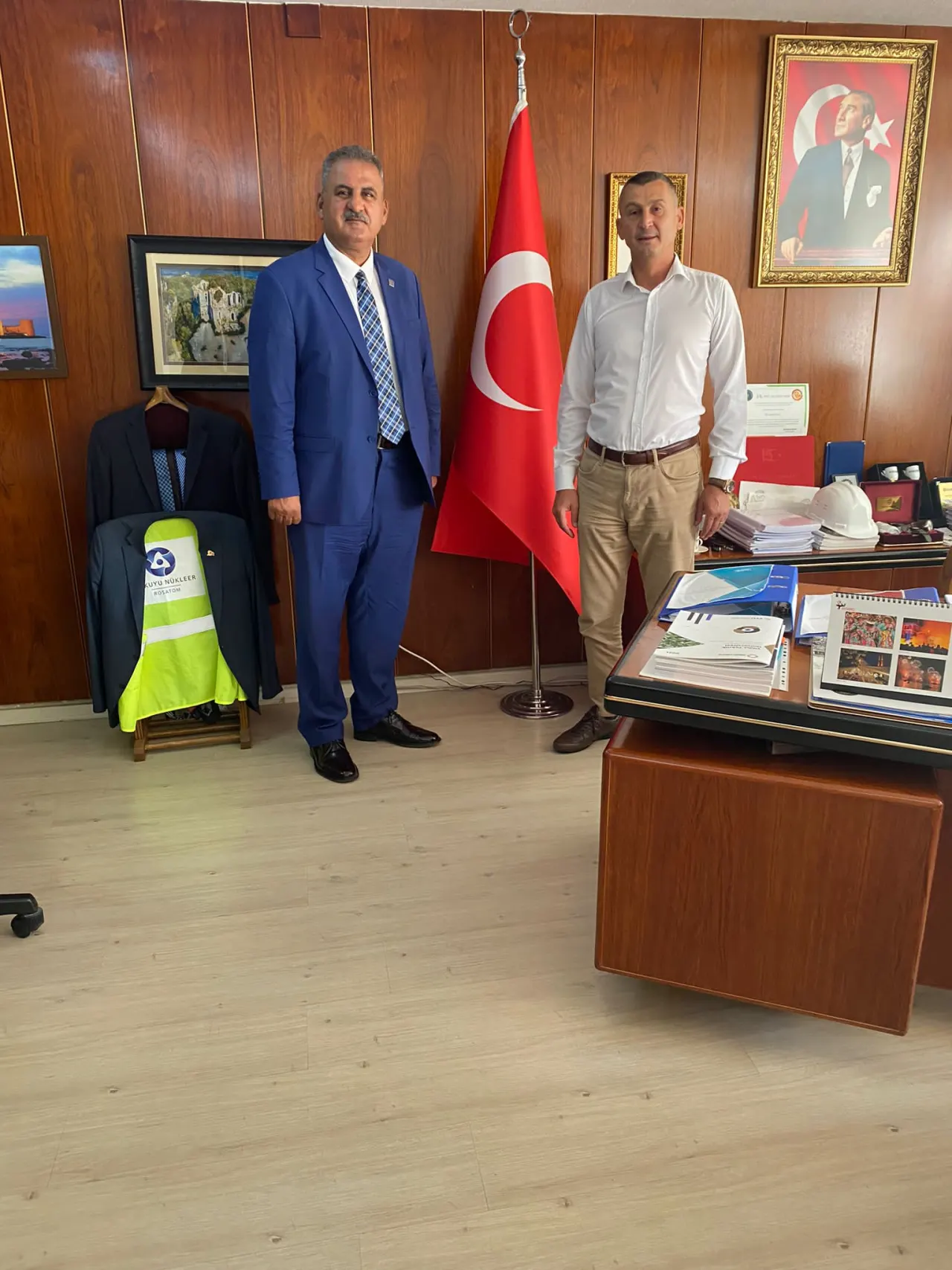 Visit To Rector Ariöz From Mersin All Real Estate Agents Professional Chamber