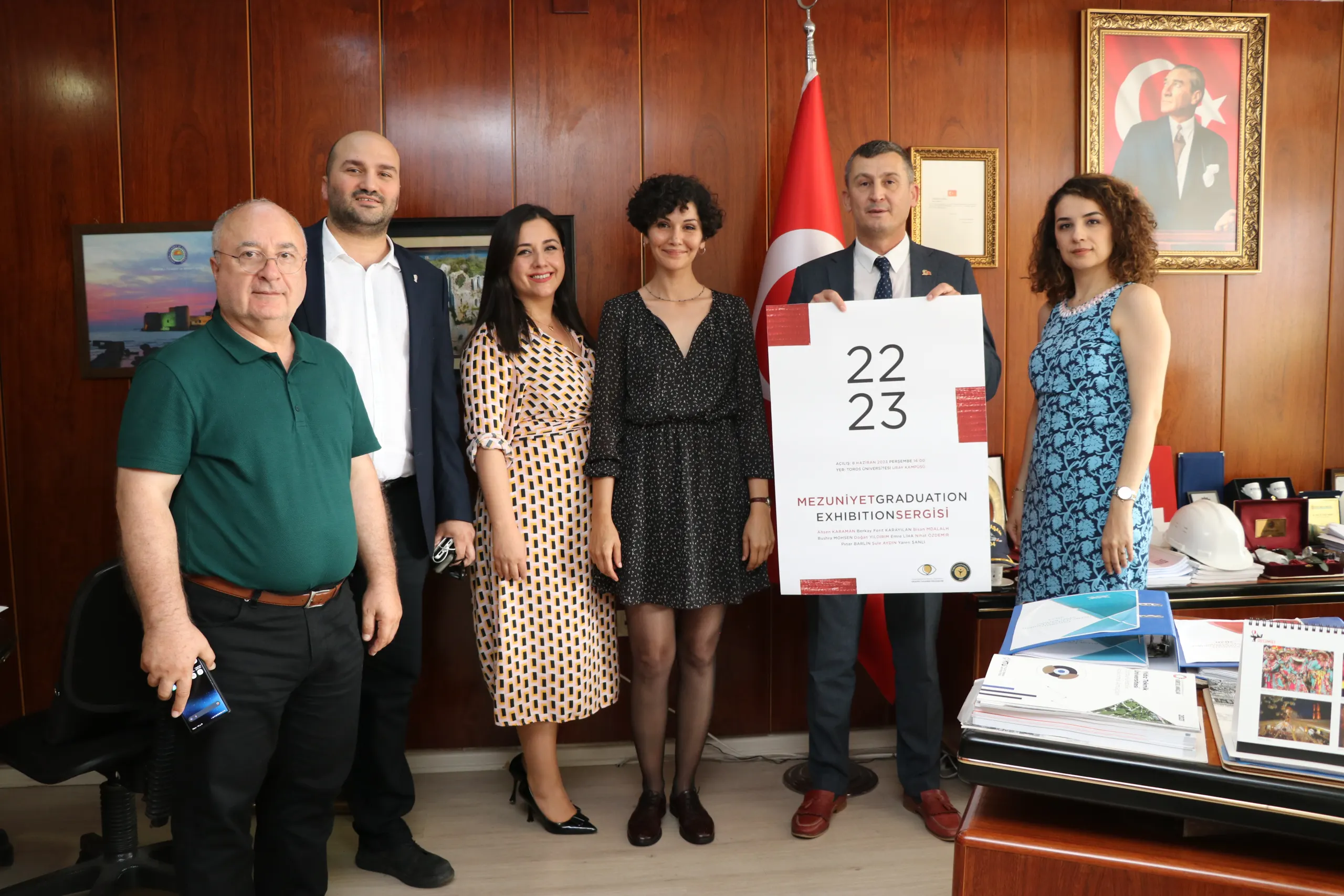 Graphic Design Programme Graduation Exhibition Invitation To Rector Ariöz From Vocational School