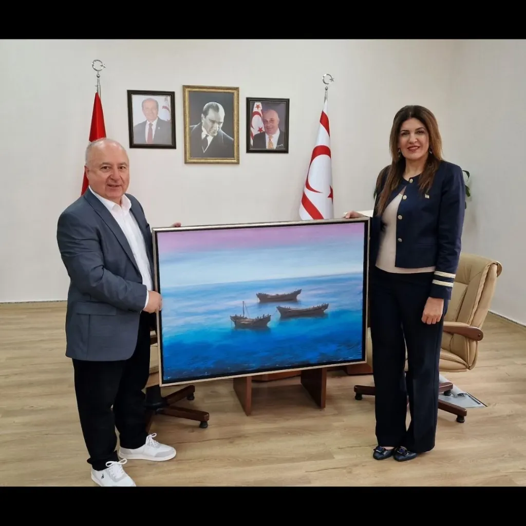 Gstmf Dekanı Prof. Dr. Uğurcan Akyüz, Kktc Mersin Başkonsolosluğunu Ziyaret Etti