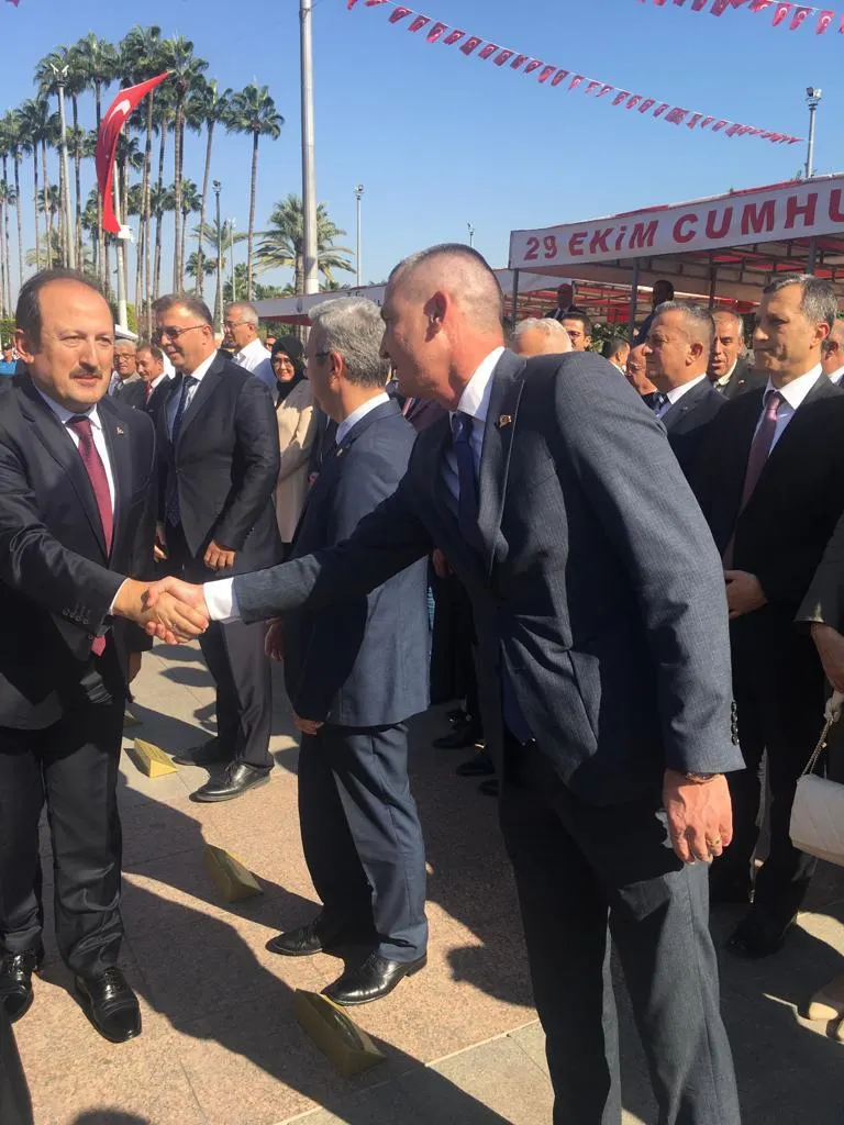 Rektör Prof. Dr. Ömer Arıöz Cumhuriyetin 99. Yıl Dönümü Kutlama Programına Katıldı