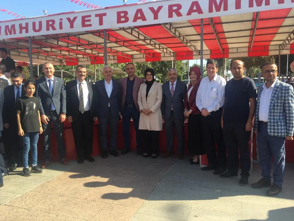 Rektör Prof. Dr. Ömer Arıöz Cumhuriyetin 99. Yıl Dönümü Kutlama Programına Katıldı