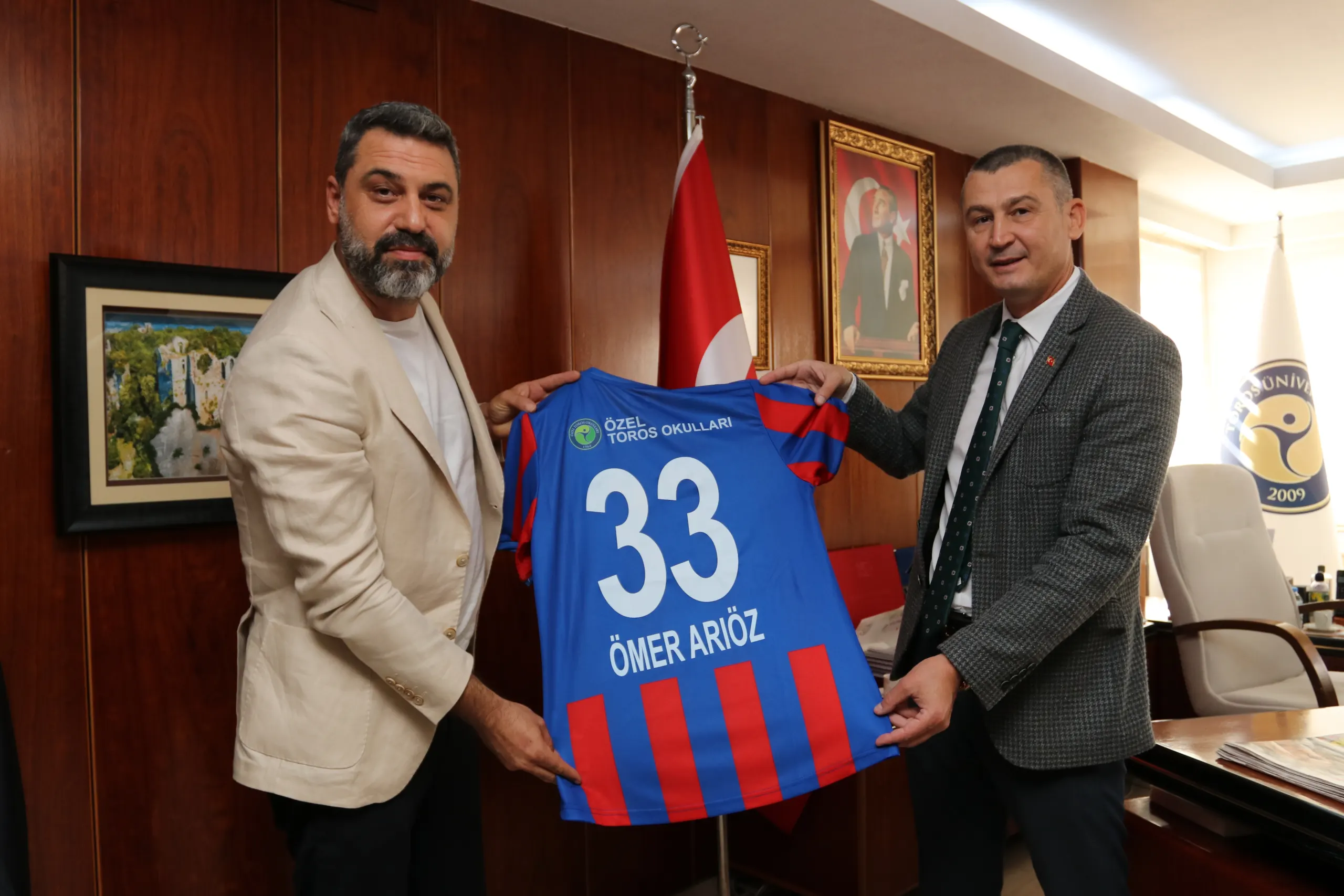 Silifke Belediyespor’dan Rektör Arıöz’e Ziyaret