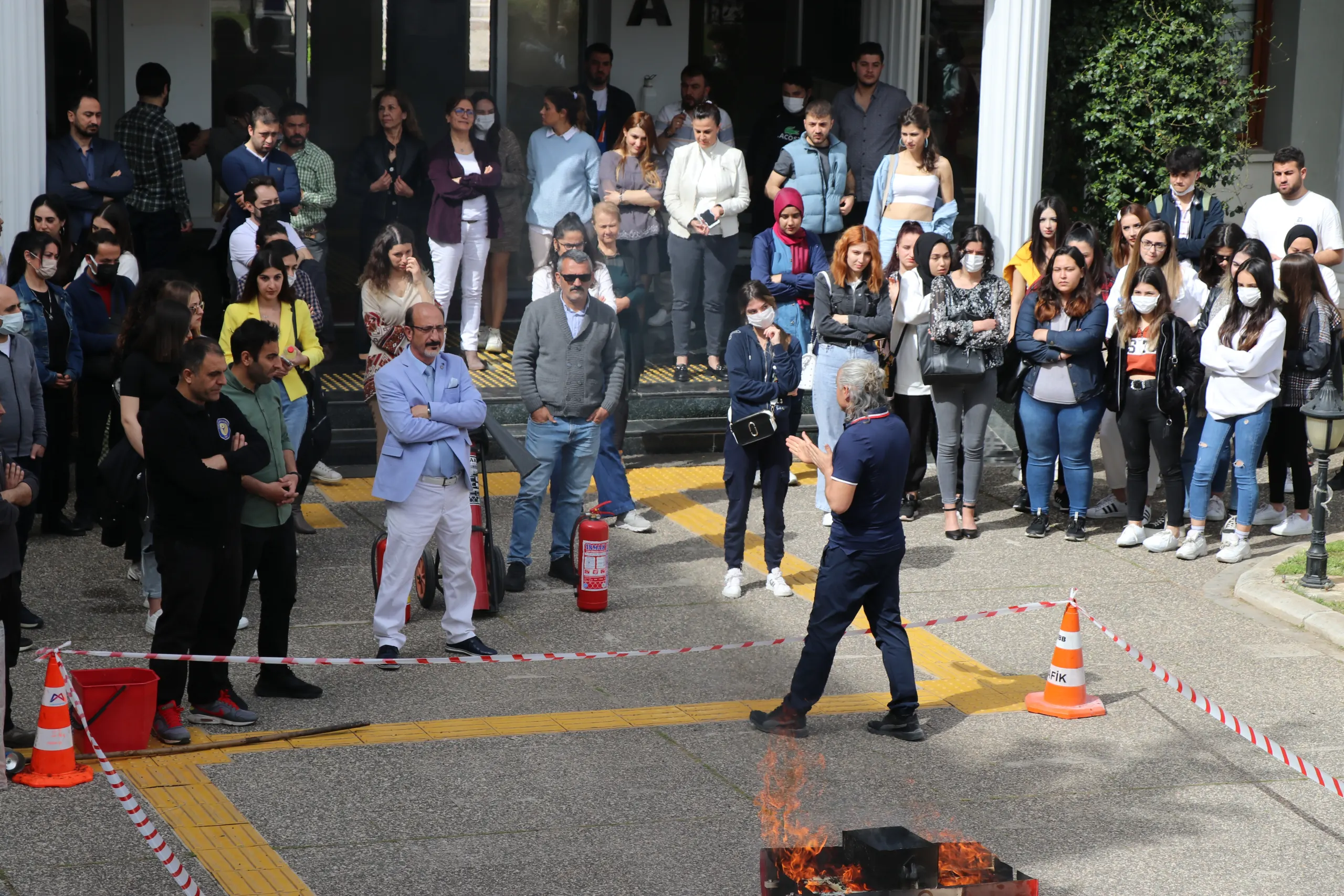 Toros Üniversitesi’nde Yangın Tatbikatı