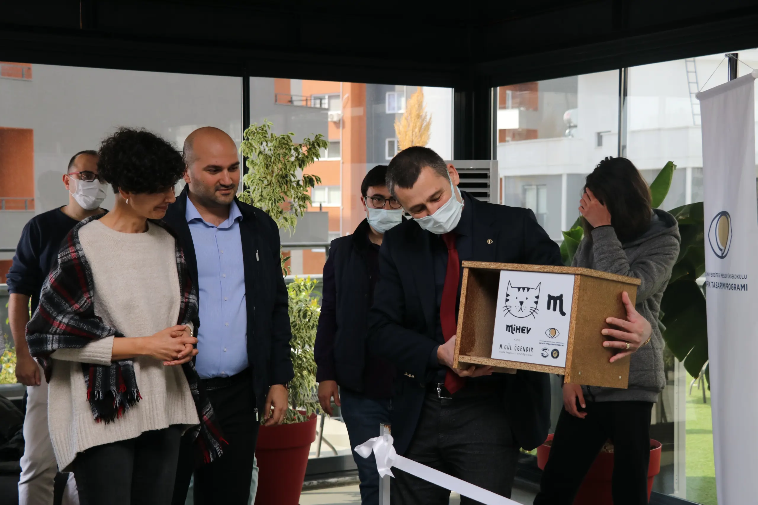 Rektör Arıöz Mihev Açılışında