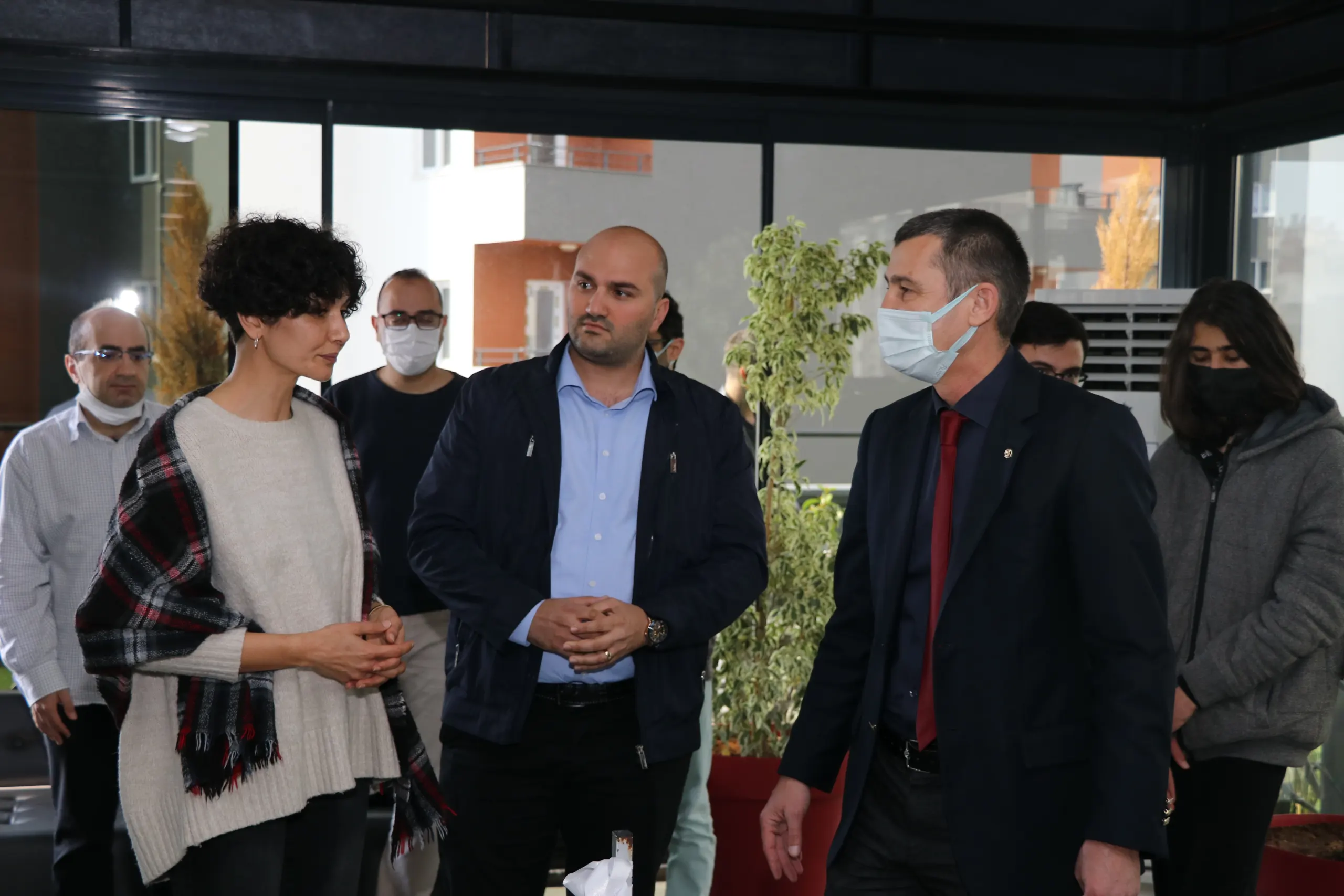 Rektör Arıöz Mihev Açılışında