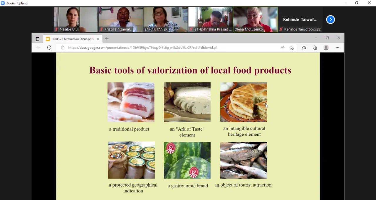 1st Internatıonal Tradıtıonal Foods And Sustaınable Food Systems Sempozyumu Gerçekleştirildi