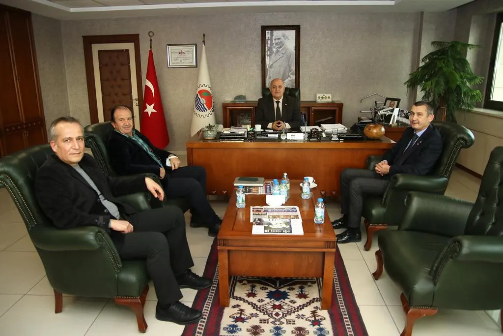 Rektör Arıöz'den Mtso Başkanı Kızıltan'a Ziyaret