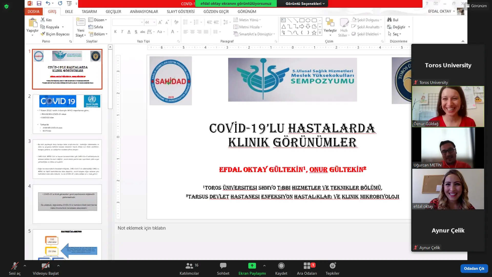 5. Ulusal Shmyo Sempozyumu Yapıldı