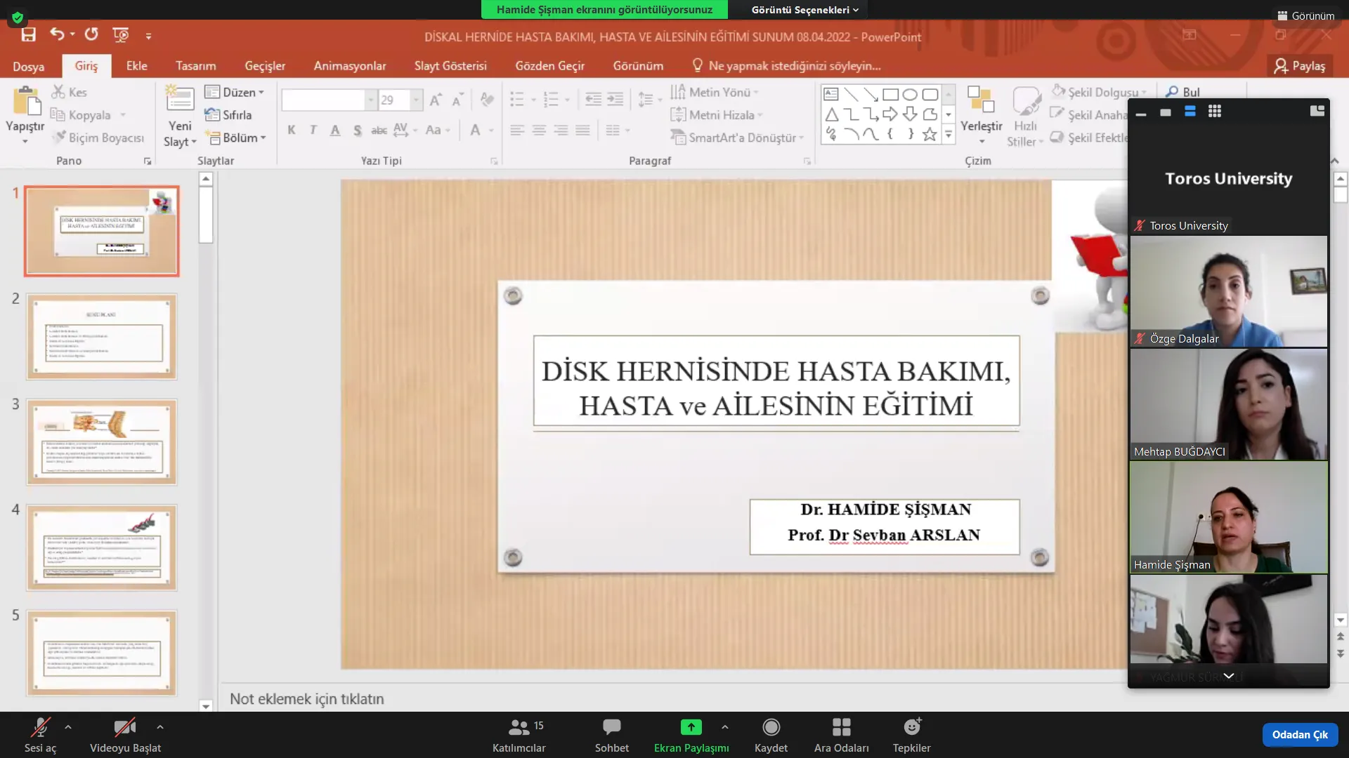 5. Ulusal Shmyo Sempozyumu Yapıldı