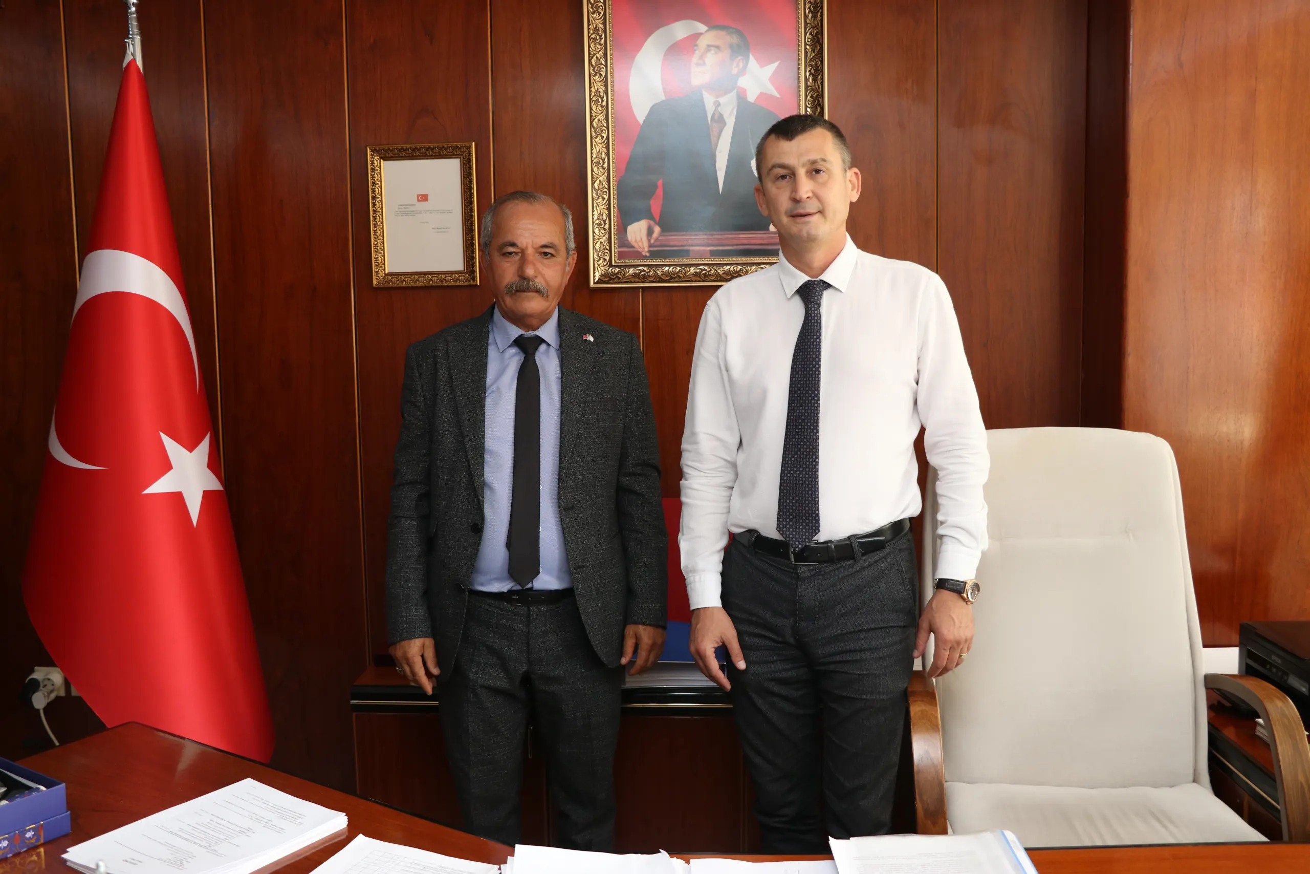 Kktc Cumhurbaşkanı Danışmanı Mudahar Akar, Rektör Arıöz’ü Ziyaret Etti