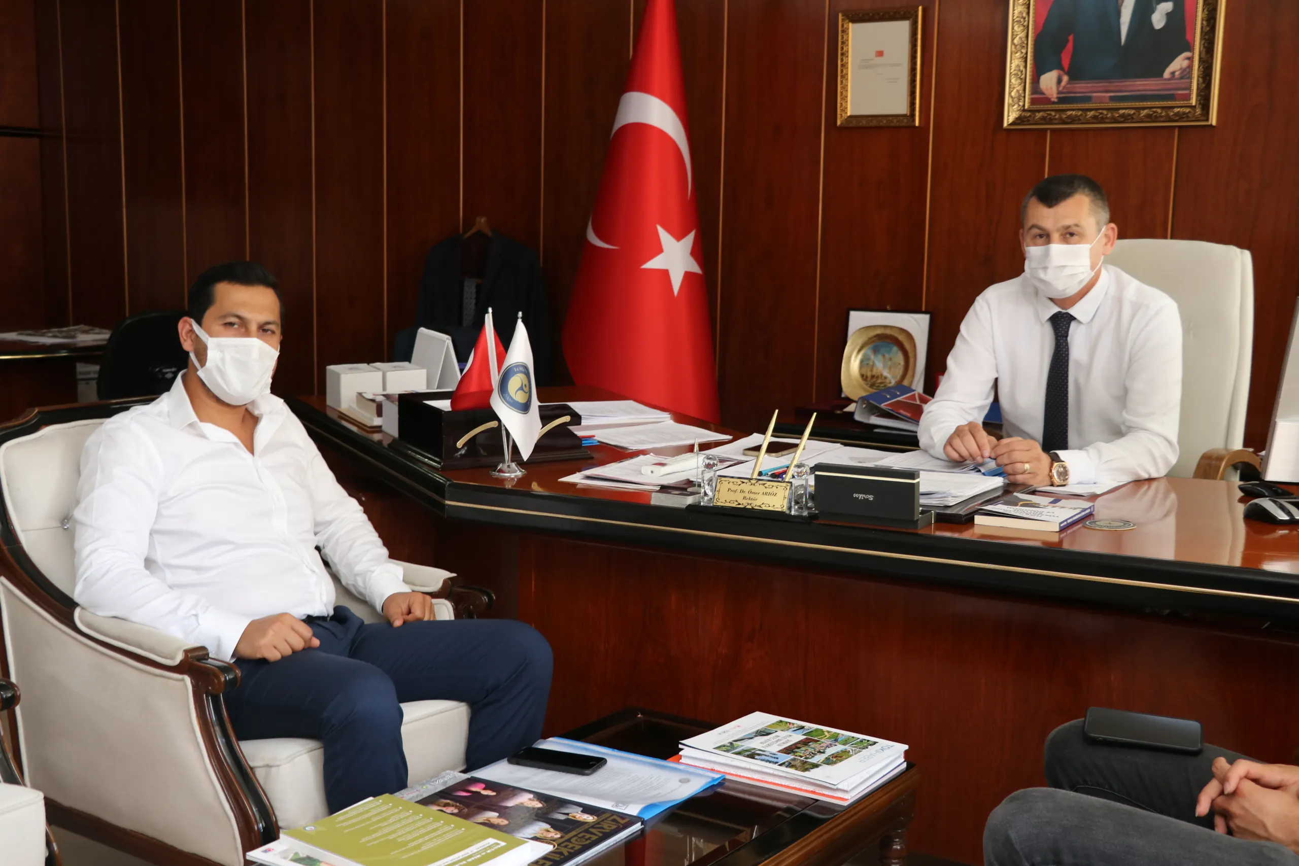 Makina Mühendisleri Odası Mersin Şubesi’nden Rektör Arıöz’e Ziyaret