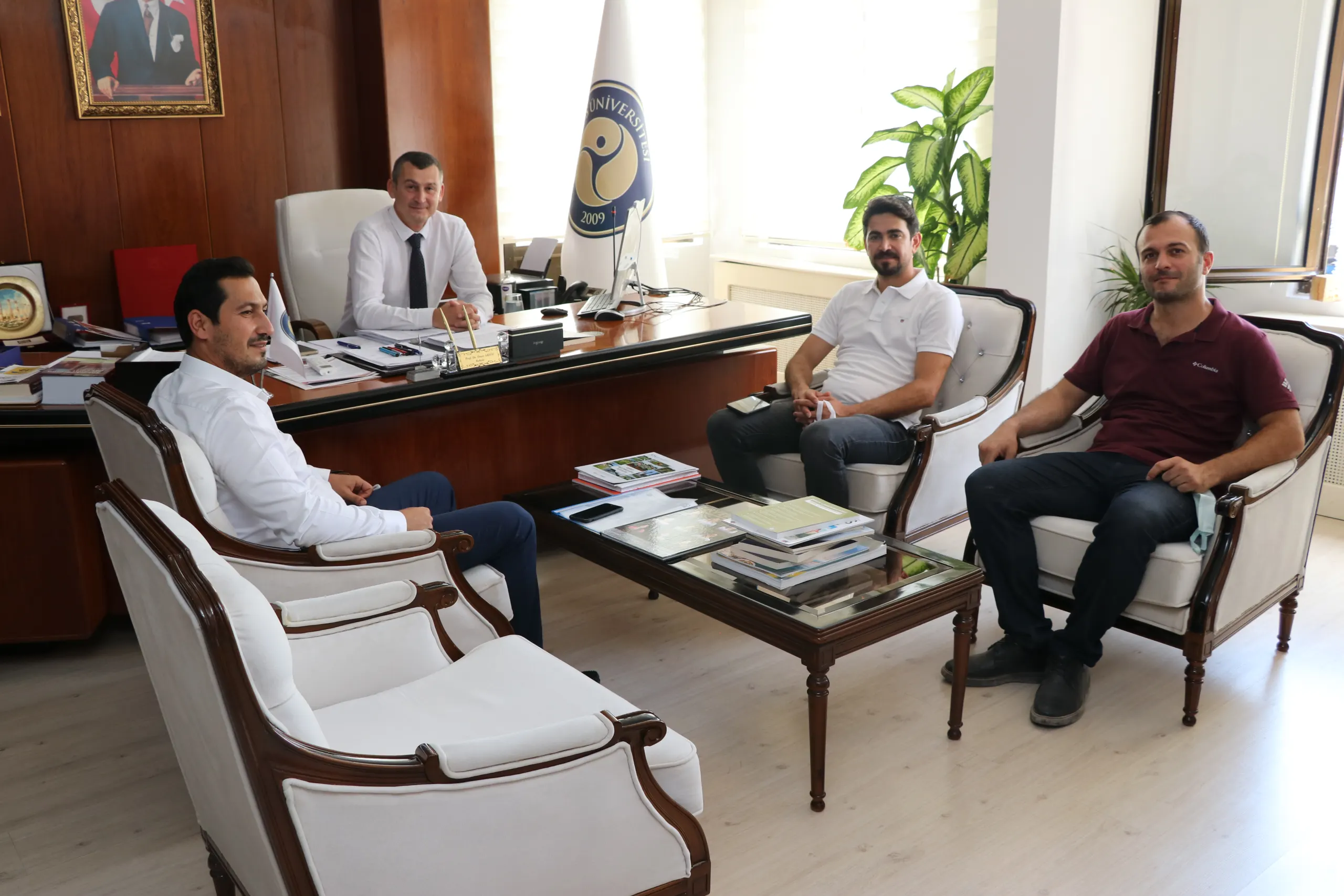 Makina Mühendisleri Odası Mersin Şubesi’nden Rektör Arıöz’e Ziyaret