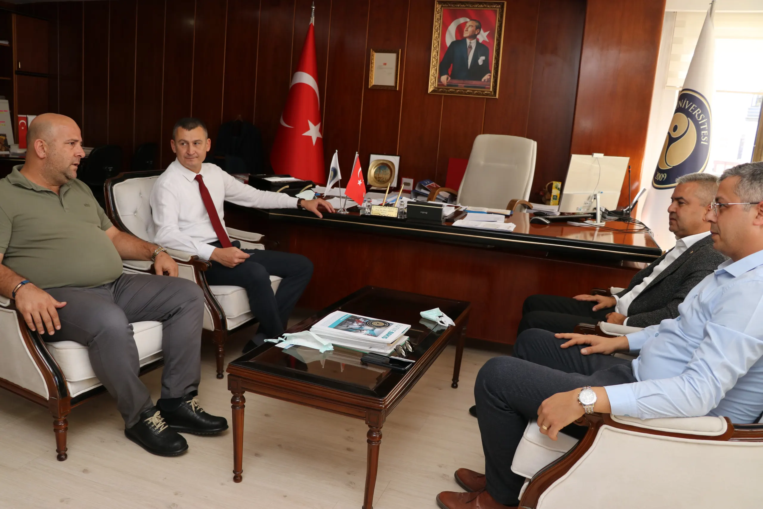 Silifke Ticaret ve Sanayi Odası Başkanı Kaynar’dan Rektör Arıöz’e Ziyaret