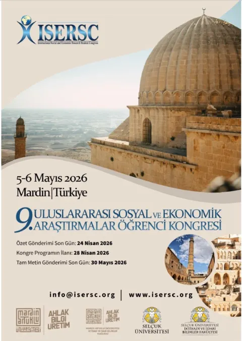Mardin Artuklu Üniversitesi "9. Internatıonal Socıal And Economıc Research Student Congress - Isersc" Duyurusu