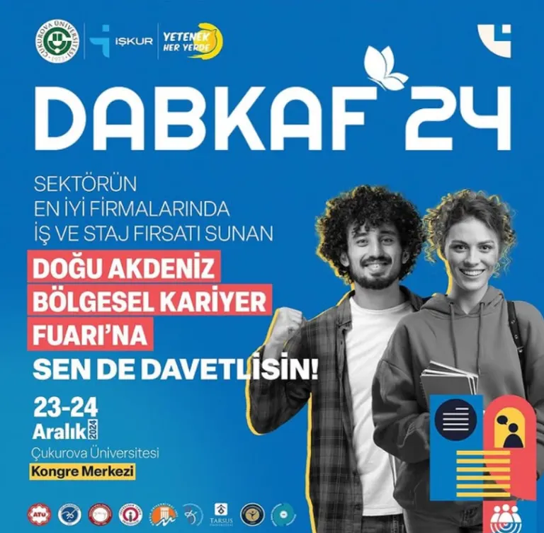 Doğu Akdeniz Kariyer Fuarı (DABKAF) 2024 Duyurusu Doğu Akdeniz Kariyer Fuarı (DABKAF) 2024 Duyurusu