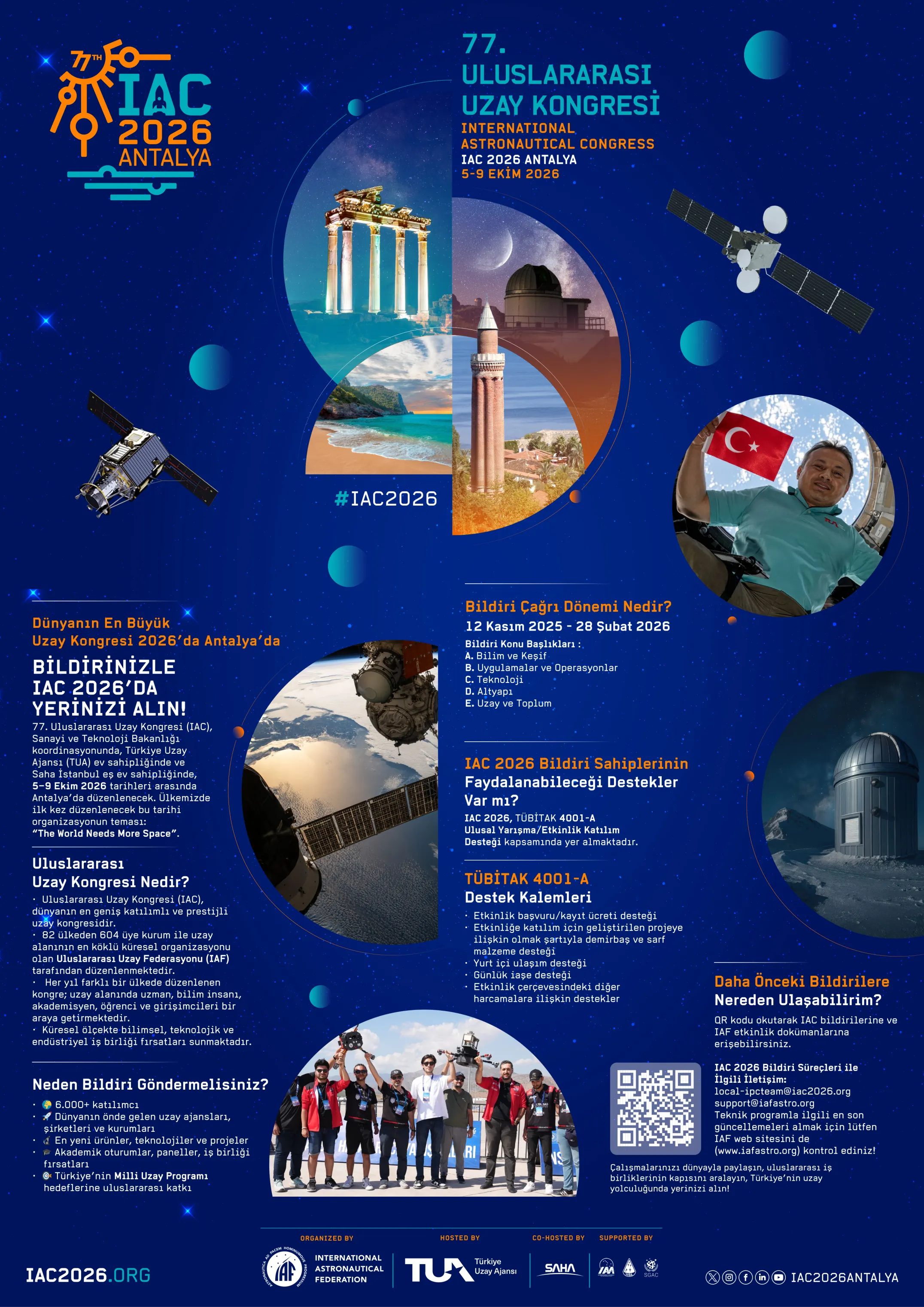 Uluslararası Uzay Kongresi (International Astronautical Congress) - IAC 2026 ANTALYA