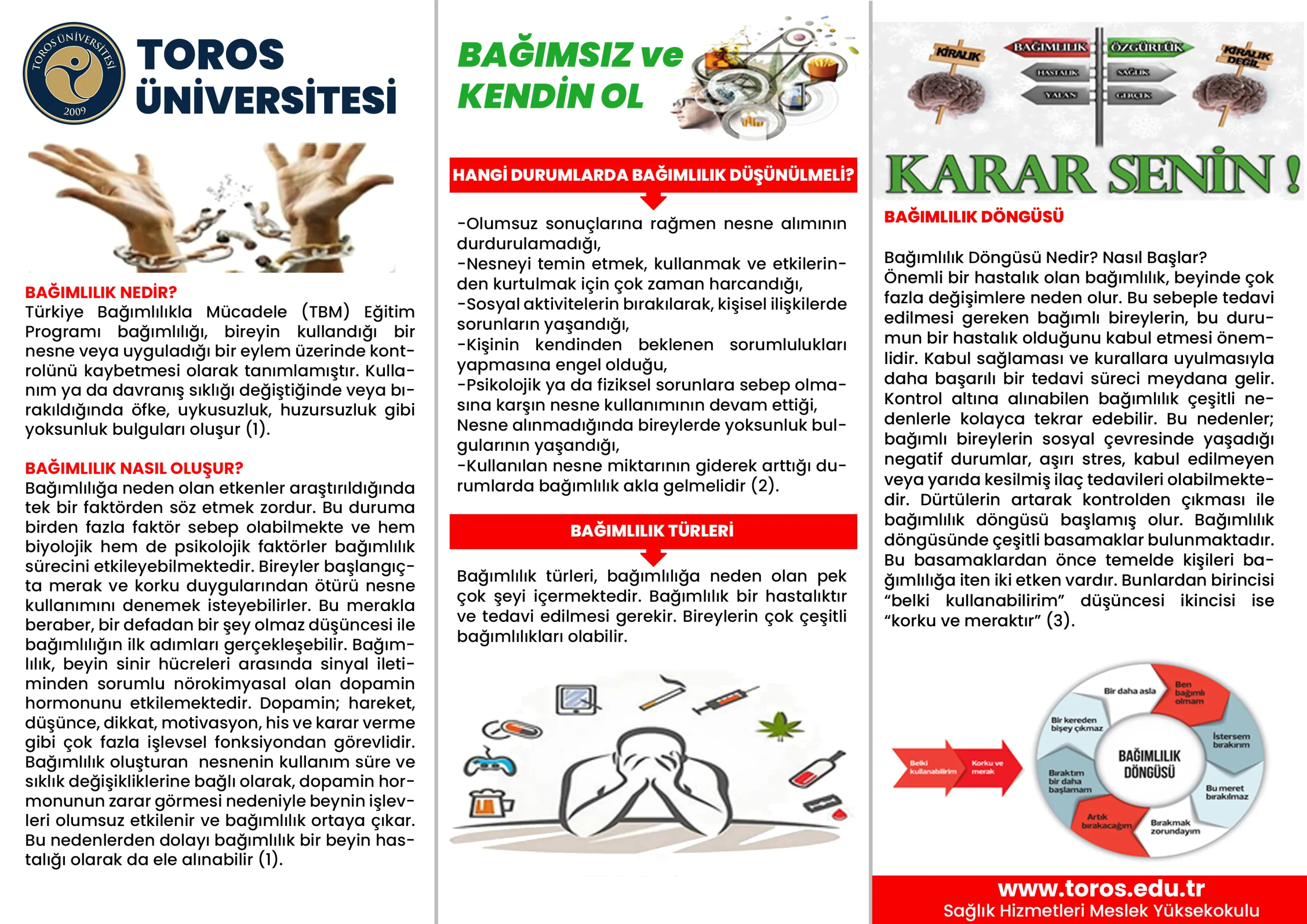 Broşür 1 Bağımlılık