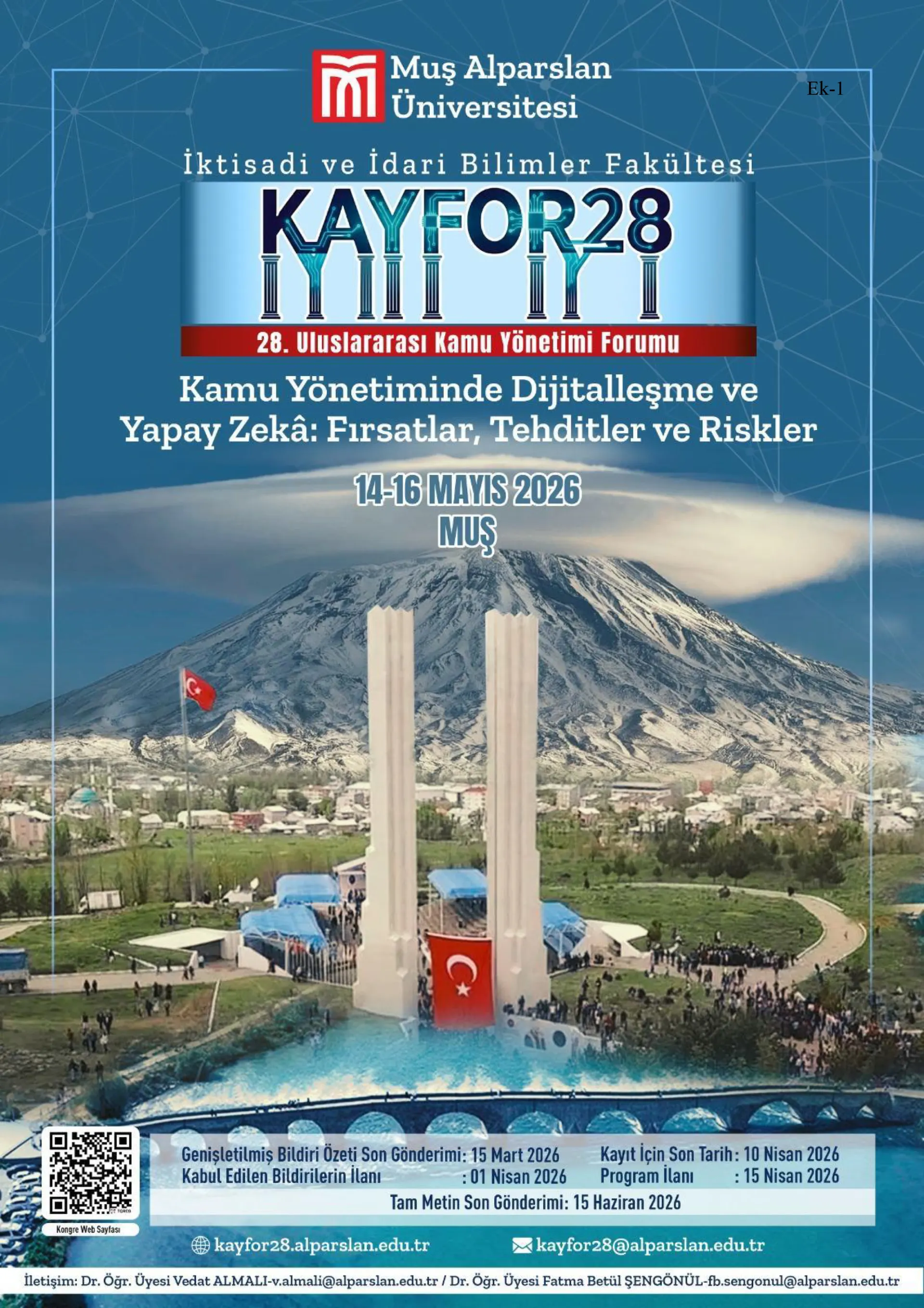 MUŞ ALPARSLAN ÜNİVERSİTESİ - Kamu Yönetimi Forumu (KAYFOR)