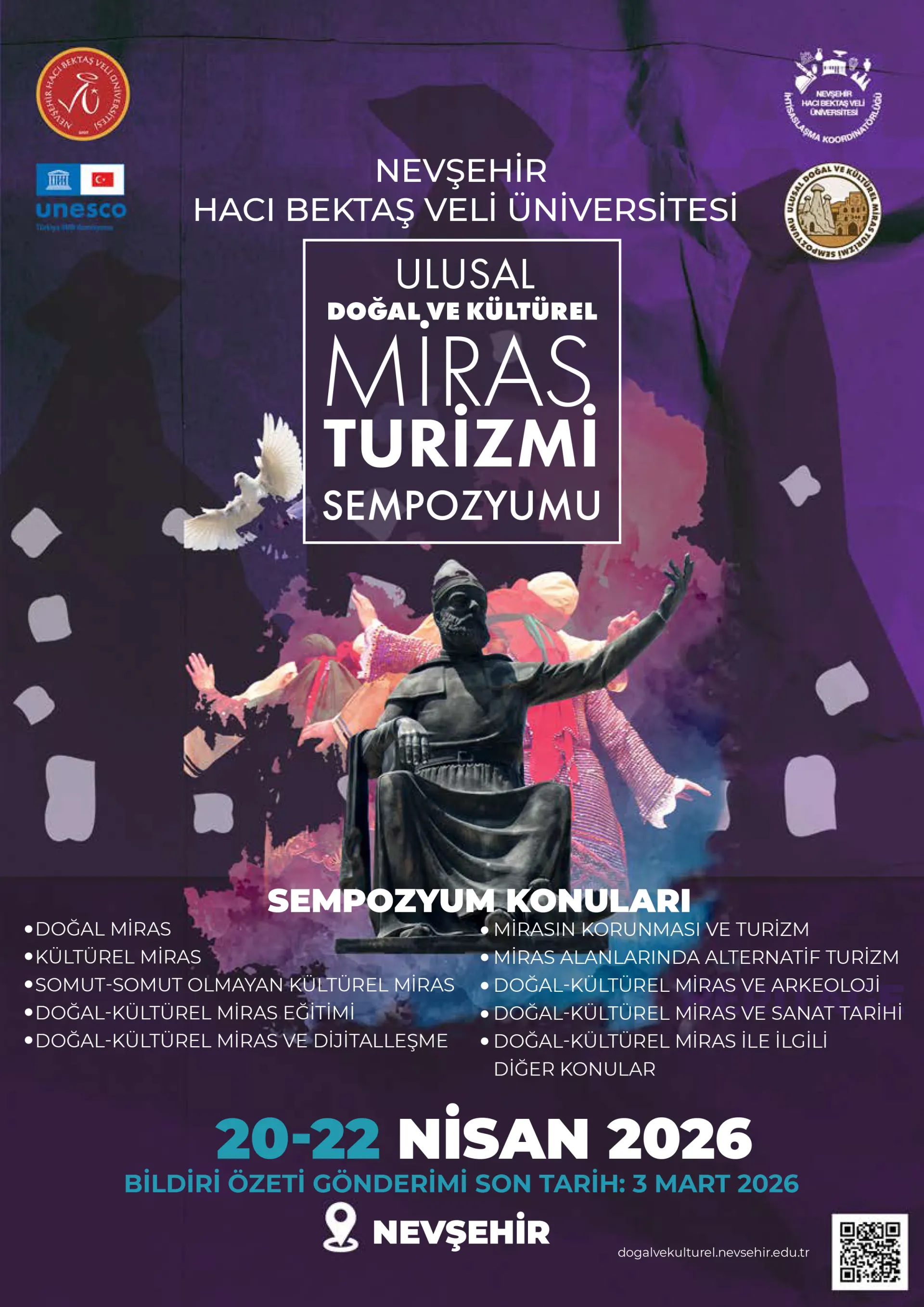 NEVŞEHİR HACI BEKTAŞ VELİ ÜNİVERSİTESİ - Ulusal Doğal ve Kültürel Miras Turizmi Sempozyumu Daveti