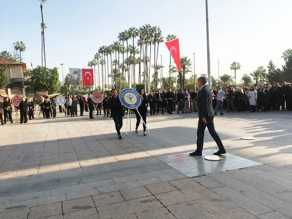 Rektörümüz Arıöz Atatürk’ü Anma Törenine Katıldı