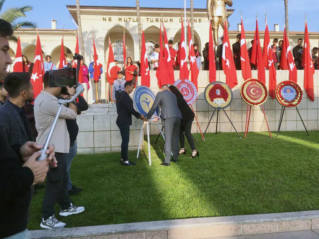 Rektörümüz Arıöz Atatürk’ü Anma Törenine Katıldı