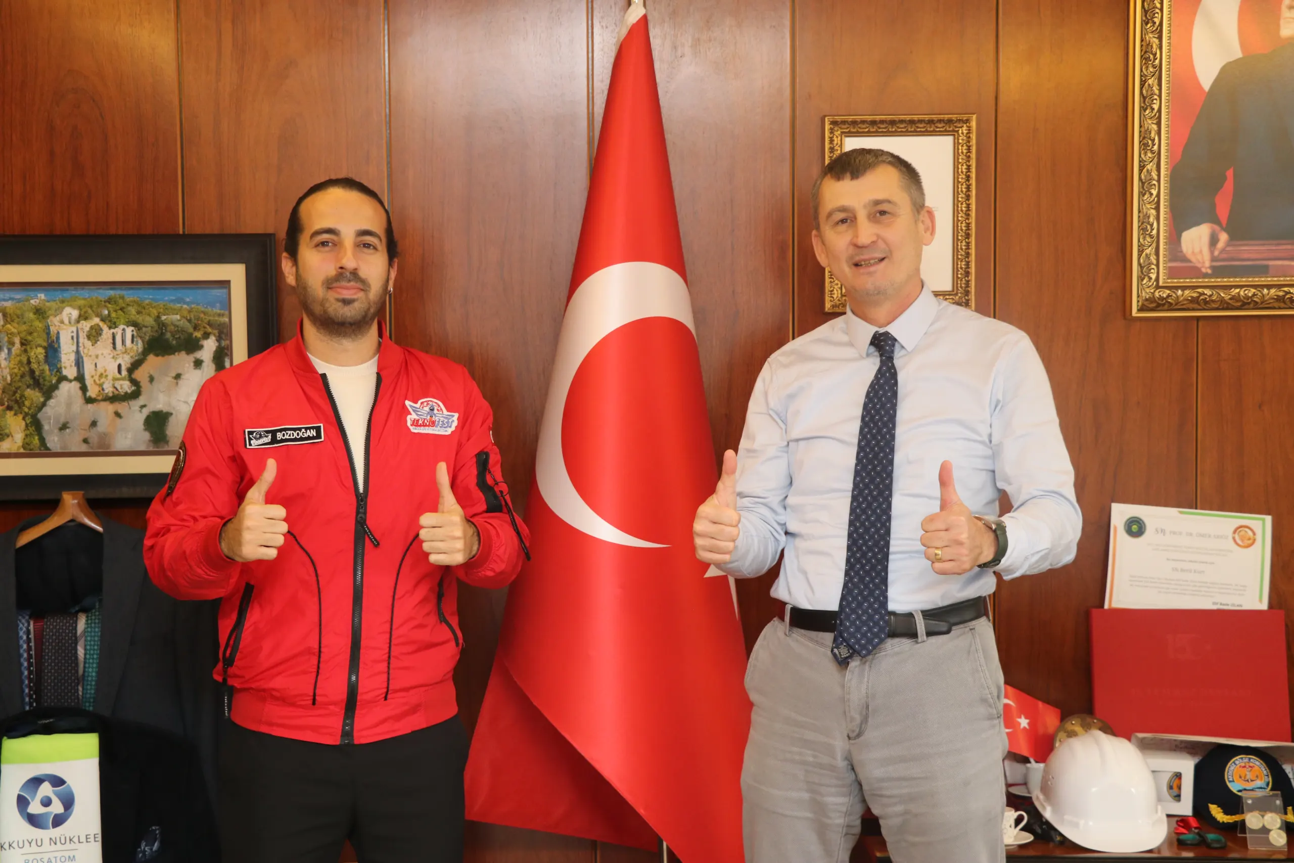 Teknofest Mersin Sorumlusu Bozdoğan’dan Üniversitemize Ziyaret