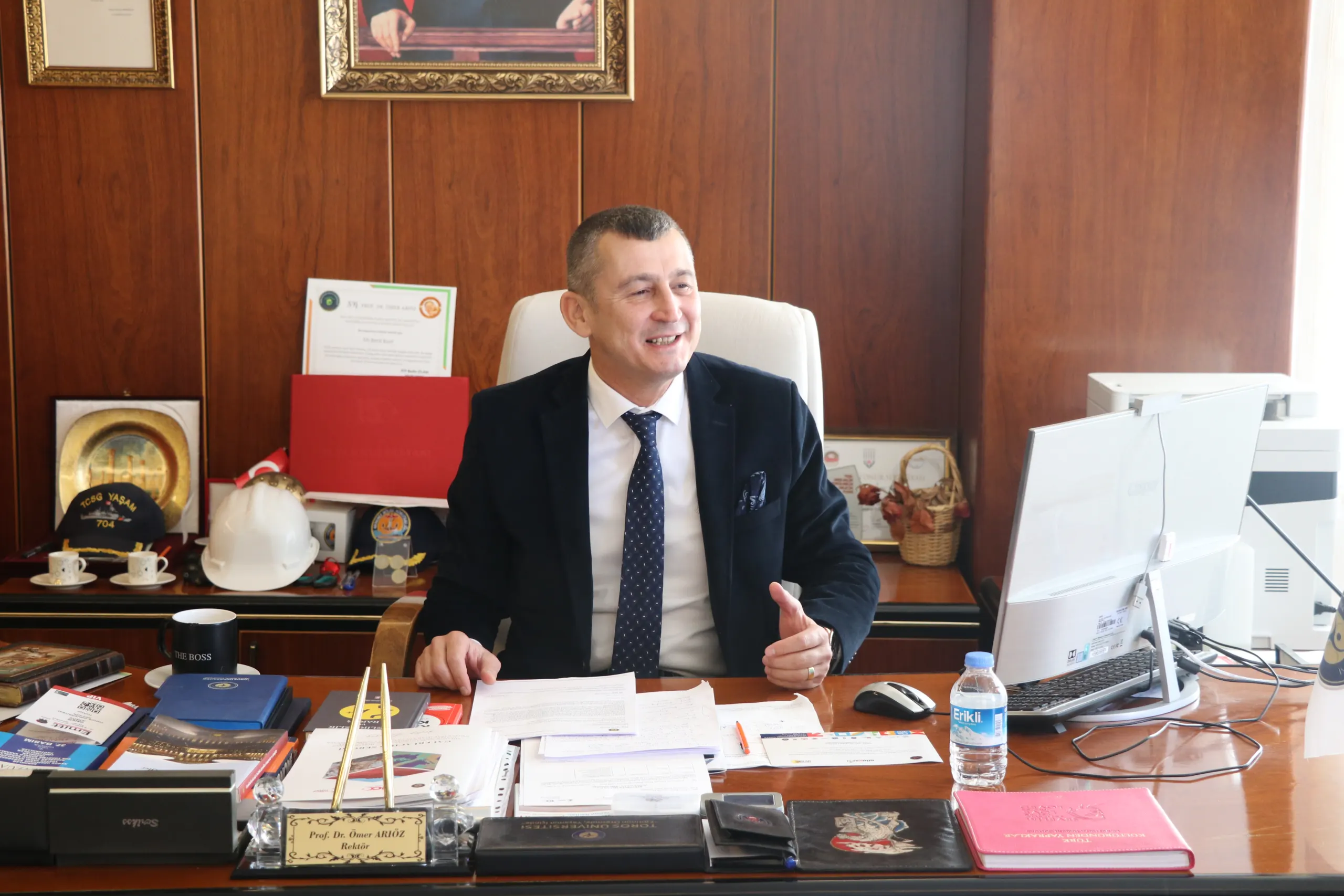 Gıda Mühendisleri Odası’ndan Rektör Arıöz’e Ziyaret