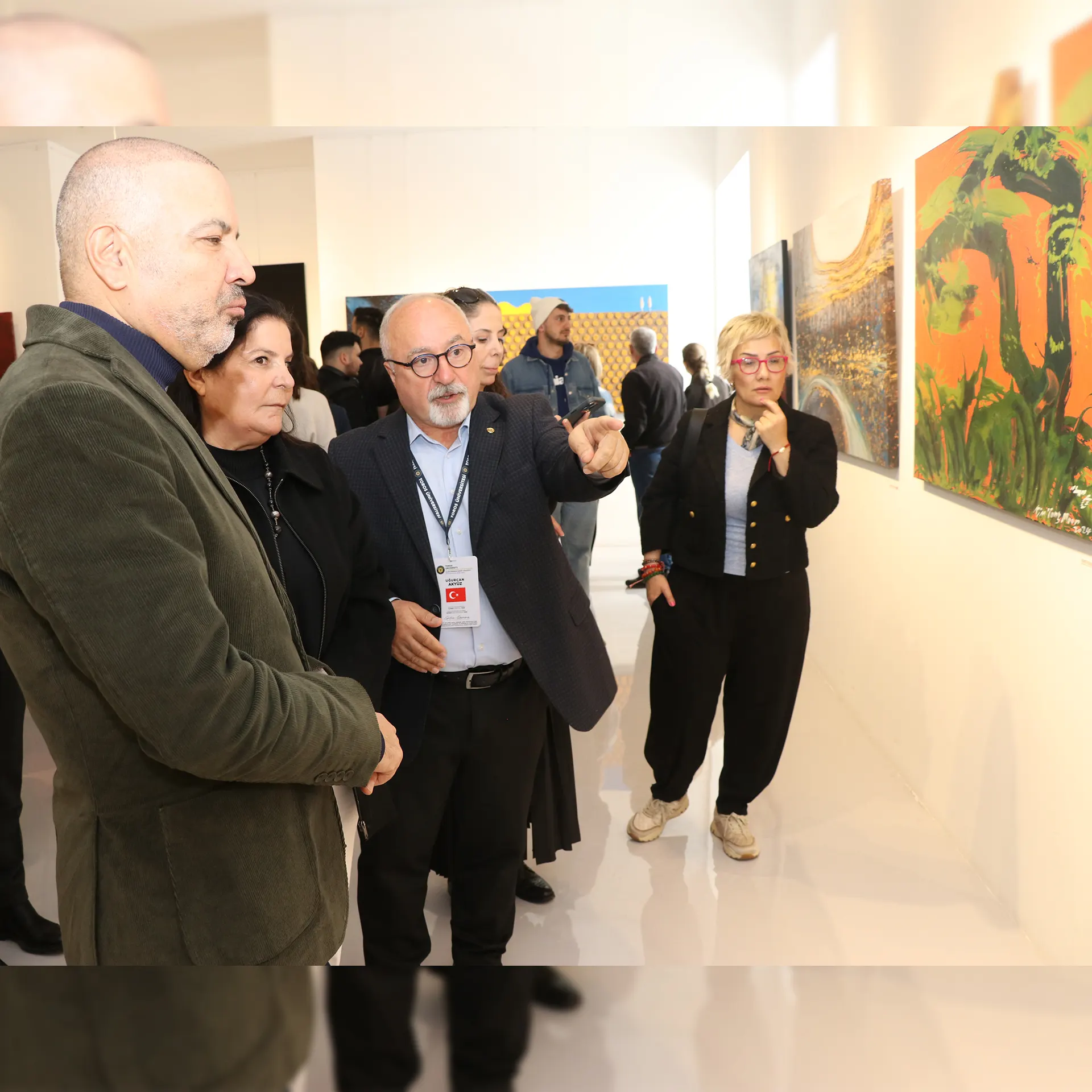 3.uluslararası Sanat Sempozyumu Sergisi Açıldı
