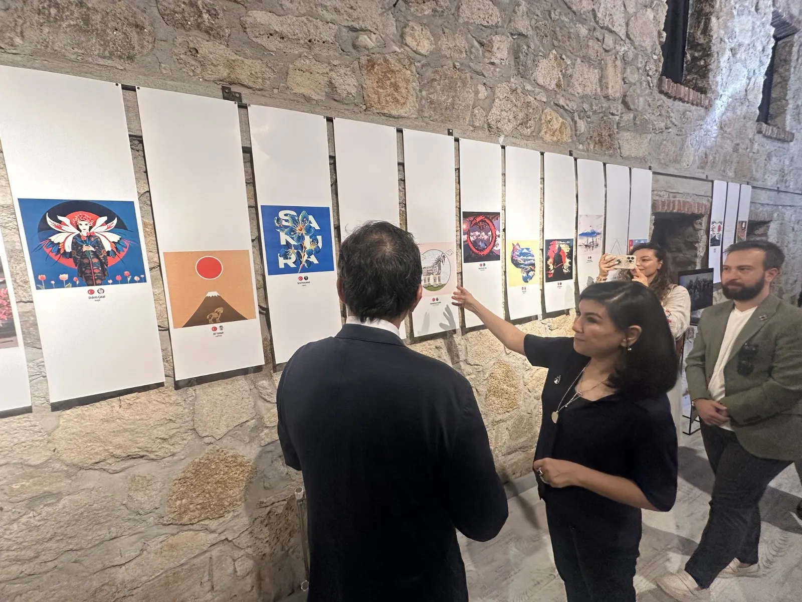 Prof.dr. Uğurcan Akyüz Represented Our School At Fuji̇da Illustration Exhibition